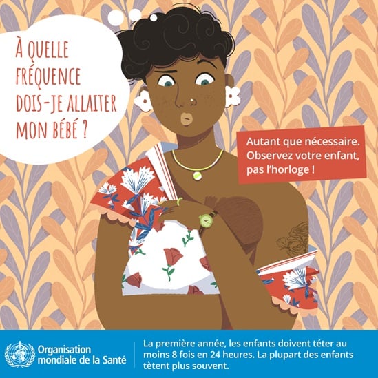 Campagne de l'OMS en faveur de l'allaitement maternel