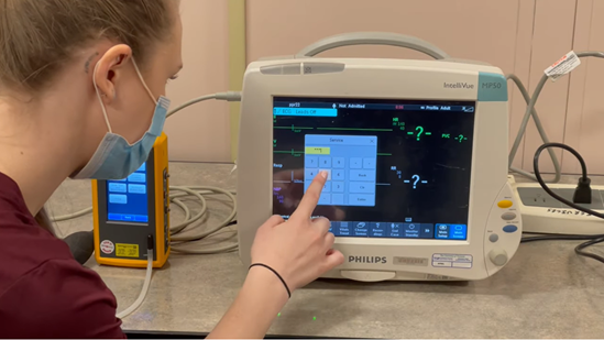 patient monitor receiving maintenance
